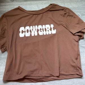 Cowgirl shirt.